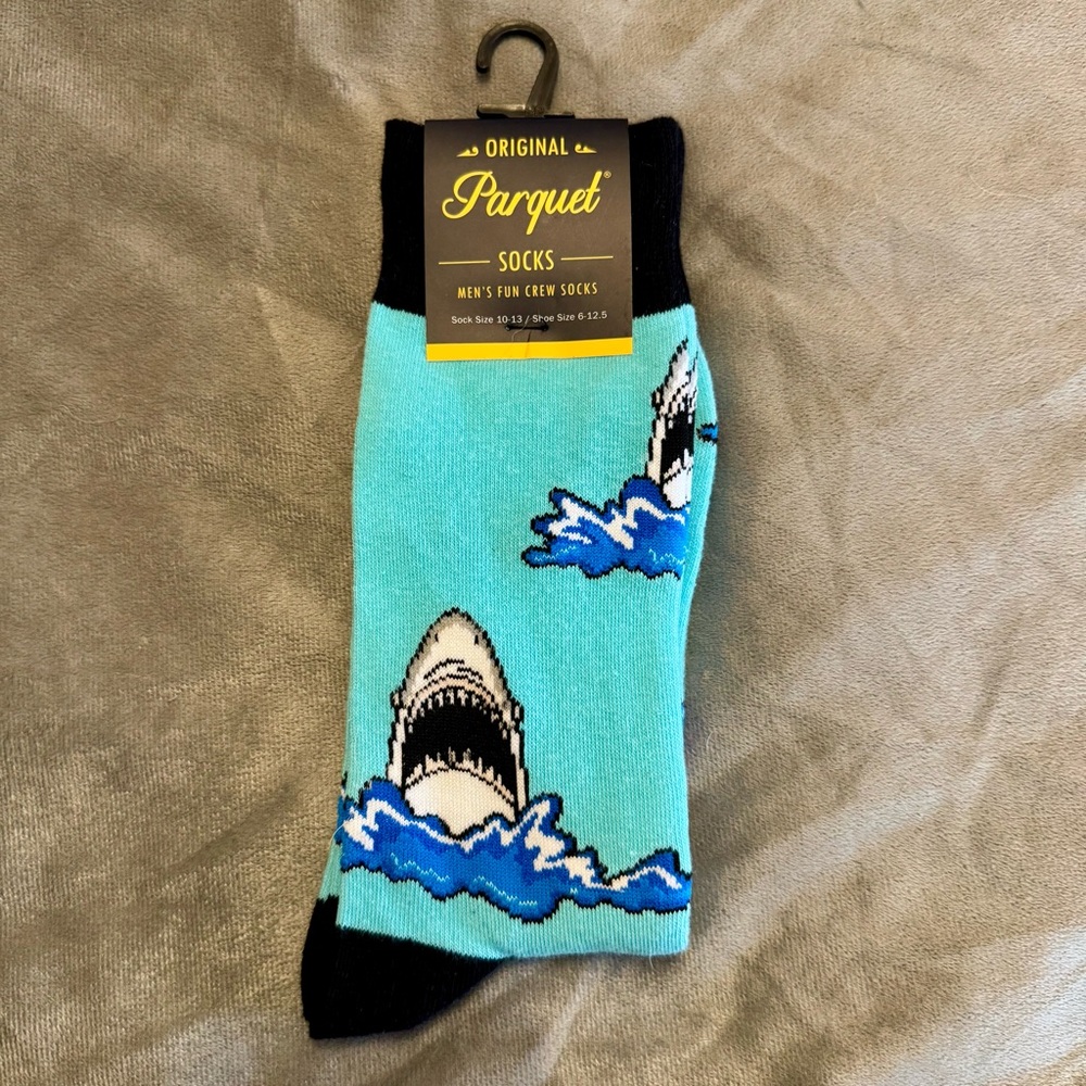Parquet Original Fun Shark Crew Socks